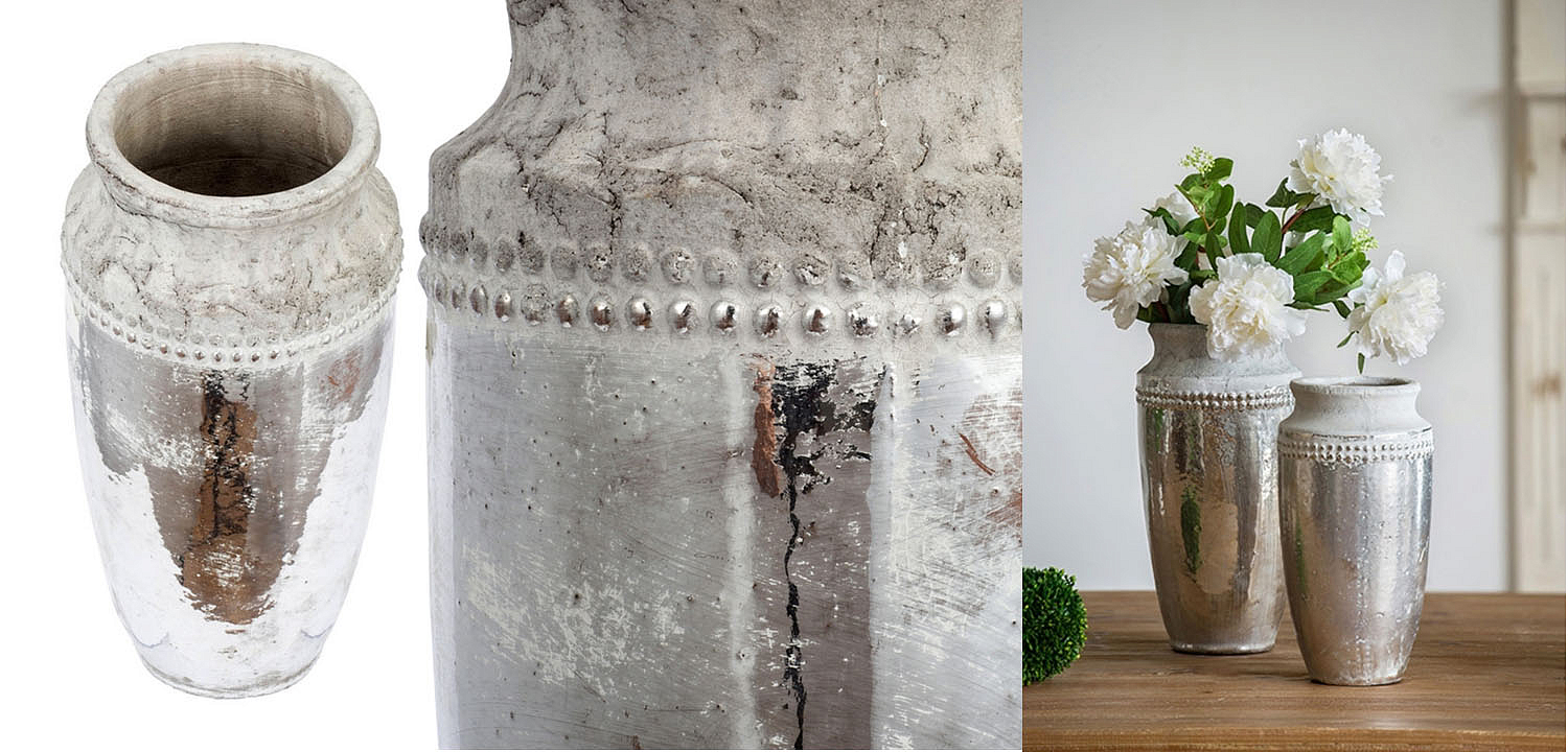 Ваза Vase Argenta silver 33 Ваза Vase Argenta silver 33 - Loft-Concept в Орле