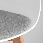 Стул из пластика с мягким сиденьем Eames варинант исполнения - 8 | Loft Concept в Орле