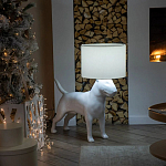 Лампа COLLECTION OF DOGS с абажуром Бультерьер варинант исполнения - 5 | Loft Concept в Орле