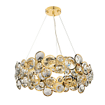 Люстра подвесная из золотых колец 57 см Golden Circles варинант исполнения - 2 | Loft Concept в Орле