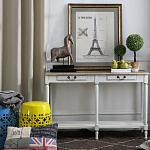 Деревянная консоль с двумя ящиками Margery Provence Console Table варинант исполнения - 3 | Loft Concept в Орле