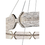 Люстра с 2-мя кольцами с текстурным природным рисунком IceFlame варинант исполнения - 7 | Loft Concept в Орле