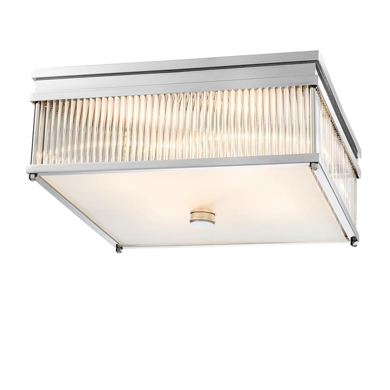 Потолочный светильник Ceiling Lamp Cornwall Nickel Никель Прозрачное Стекло Потолочный светильник Ceiling Lamp Cornwall Nickel Никель Прозрачное Стекло в Орле | Loft Concept