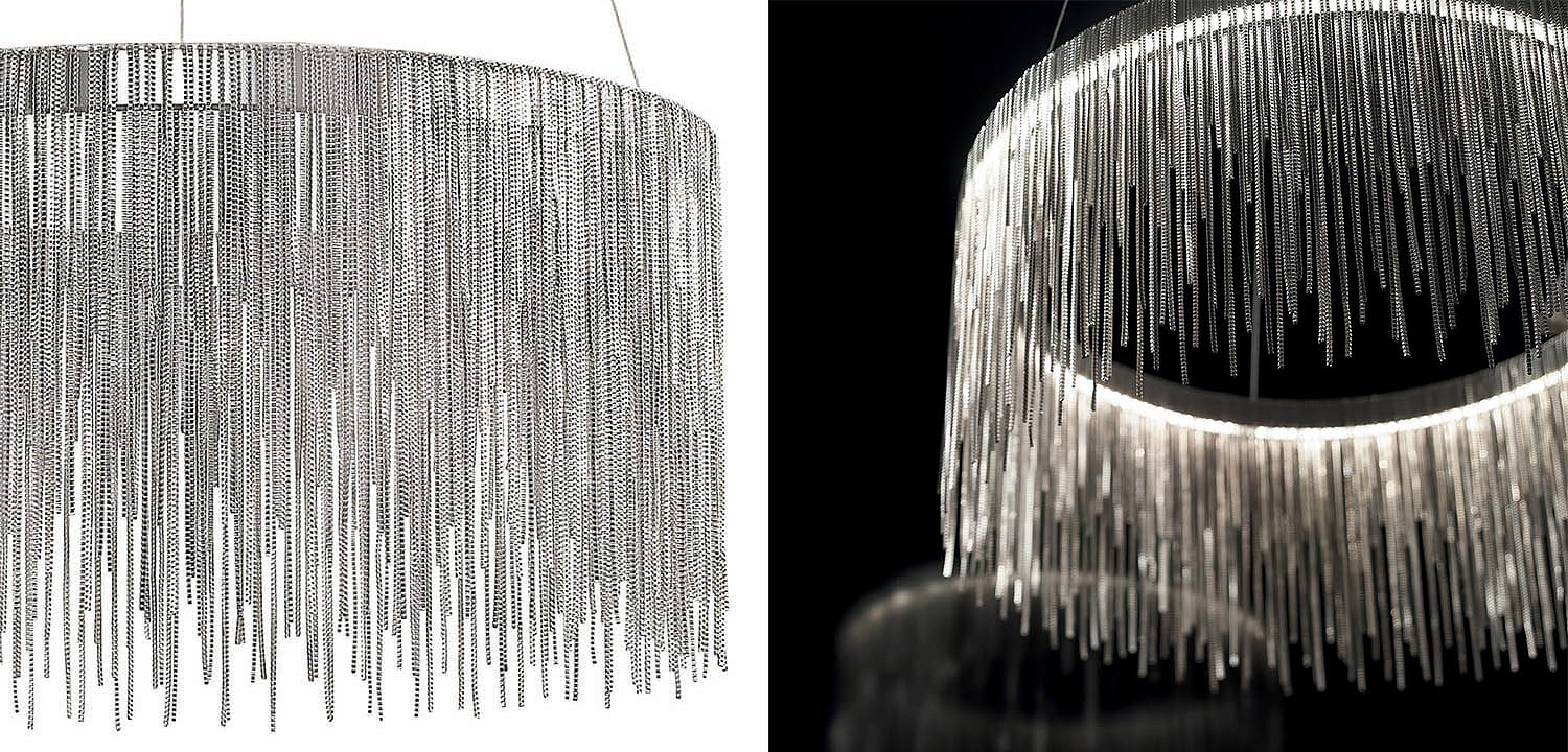 Люстра Atlantis Chain Chandelier Round Chrome Люстра Atlantis Chain Chandelier Round Chrome - Loft-Concept в Орле