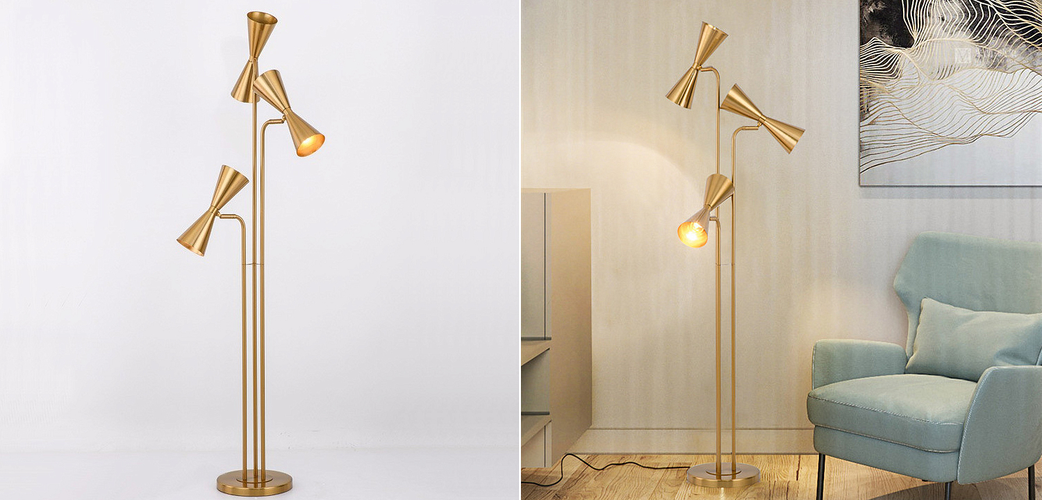 Торшер Sigourney Floor Lamp Торшер Sigourney Floor Lamp - Loft-Concept в Орле