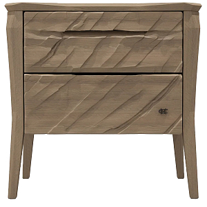 Тумба прикроватная из массива дуба с 2-мя ящиками Tasteful Furniture
