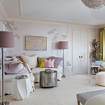 Обои ручная роспись Bamboo Special Colourway on Natural Mica metallic silk варинант исполнения - 2 | Loft Concept в Орле