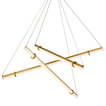Светодиодная люстра Trumpet Tube Brass 107 варинант исполнения - 1 | Loft Concept в Орле