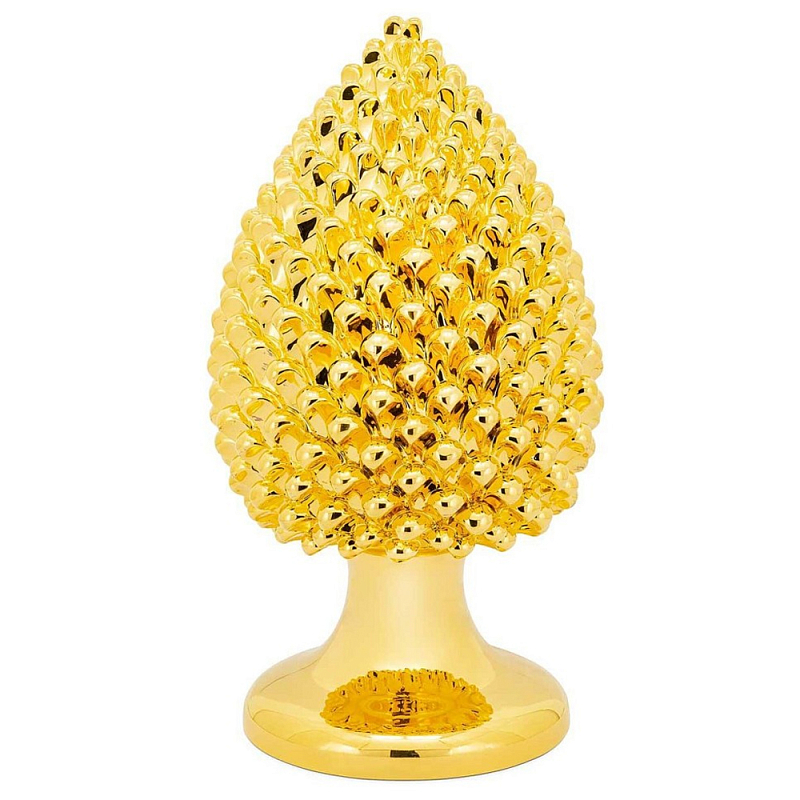 Статуэтка Pine Cone Real Gold Золотой Статуэтка Pine Cone Real Gold Золотой в Орле | Loft Concept