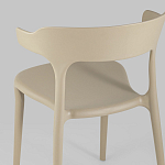 Бежевый стул из прочного PP-пластика JORIS варинант исполнения - 6 | Loft Concept в Орле