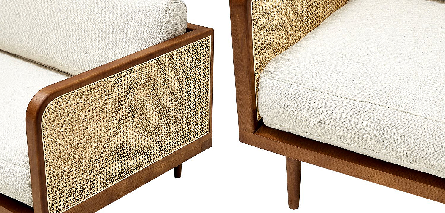 Диван Rattan Decor Sofa Ivory Диван Rattan Decor Sofa Ivory - Loft-Concept в Орле