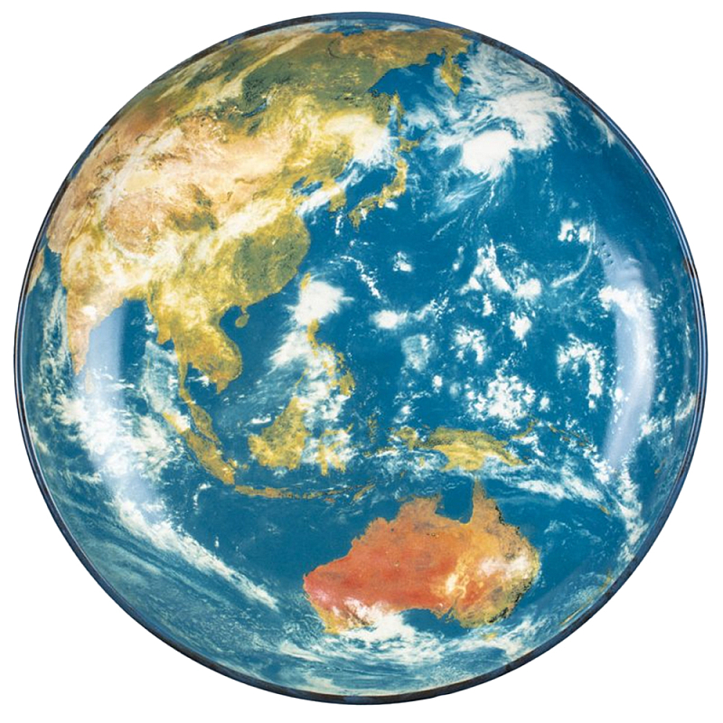 Блюдо Seletti Earth Asia Черный Синий Бежевый Блюдо Seletti Earth Asia Черный Синий Бежевый в Орле | Loft Concept