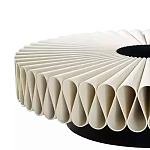 Дизайнерский журнальный стол круглый с фактурной столешницей Ifike варинант исполнения - 2 | Loft Concept в Орле