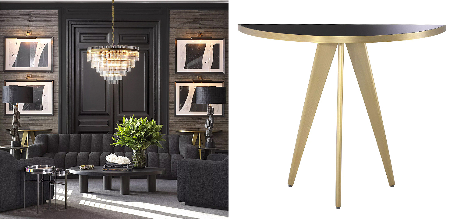 Консоль Eichholtz Console Table Aston Brass Консоль Eichholtz Console Table Aston Brass - Loft-Concept в Орле
