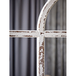 Зеркало-окно с эффектом старения в венецианском стиле Venetian White Mirror варинант исполнения - 6 | Loft Concept в Орле