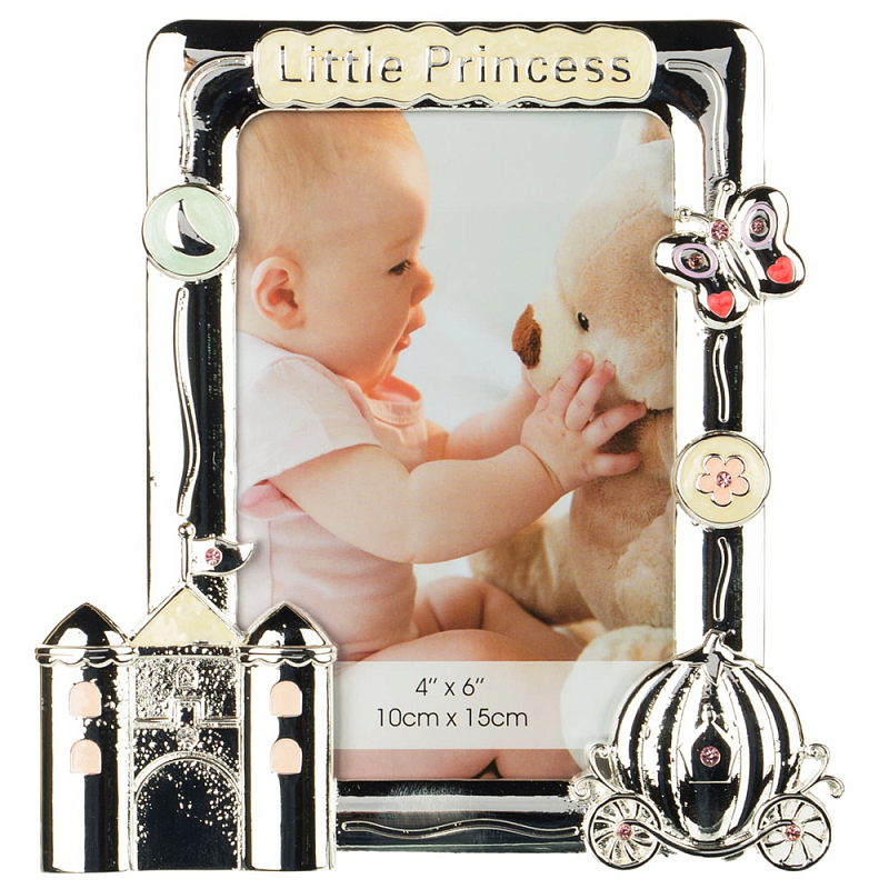 Фоторамка детская Childhood Corner Little Princess Серебряный Фоторамка детская Childhood Corner Little Princess Серебряный в Орле | Loft Concept