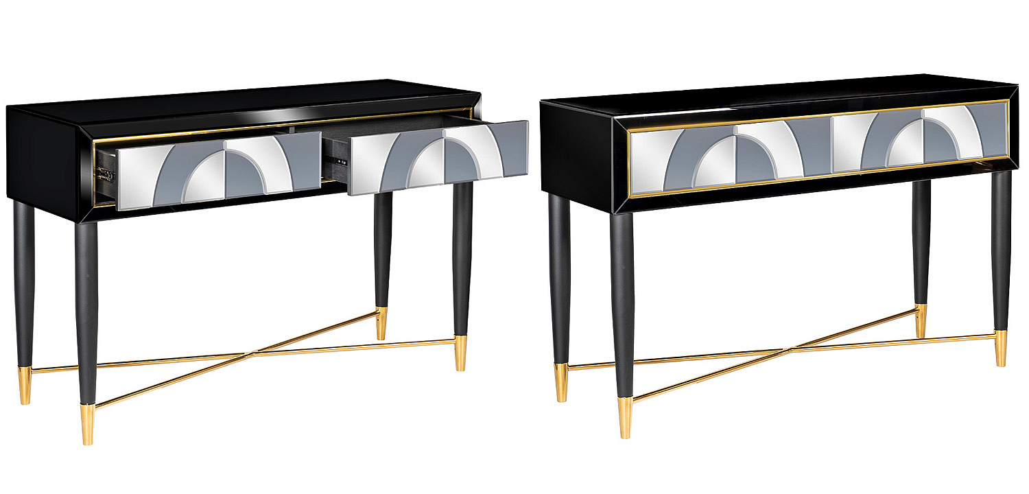 Консоль Camila Mirror Boxes Console Консоль Camila Mirror Boxes Console - Loft-Concept в Орле