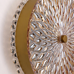 Бра с плафоном из рельефного стекла Peony Glass Bronze  варинант исполнения - 3 | Loft Concept в Орле