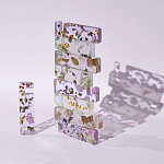 Подставка для телефона из эпоксидной смолы с цветами розовая Epoxy Flowers Phone Stand Pink варинант исполнения - 4 | Loft Concept в Орле