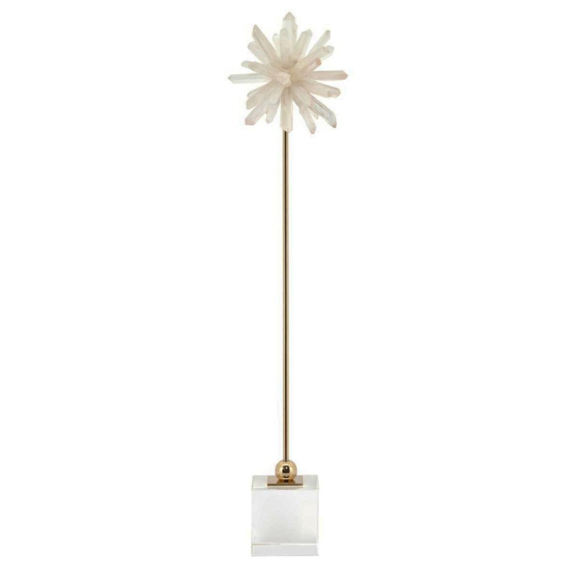 Статуэтка Obelisque Flower Белый Золотой Статуэтка Obelisque Flower Белый Золотой в Орле | Loft Concept