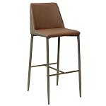 Стул барный с терракотовой обивкой из экокожи Spectacular High Chair варинант исполнения - 1 | Loft Concept в Орле