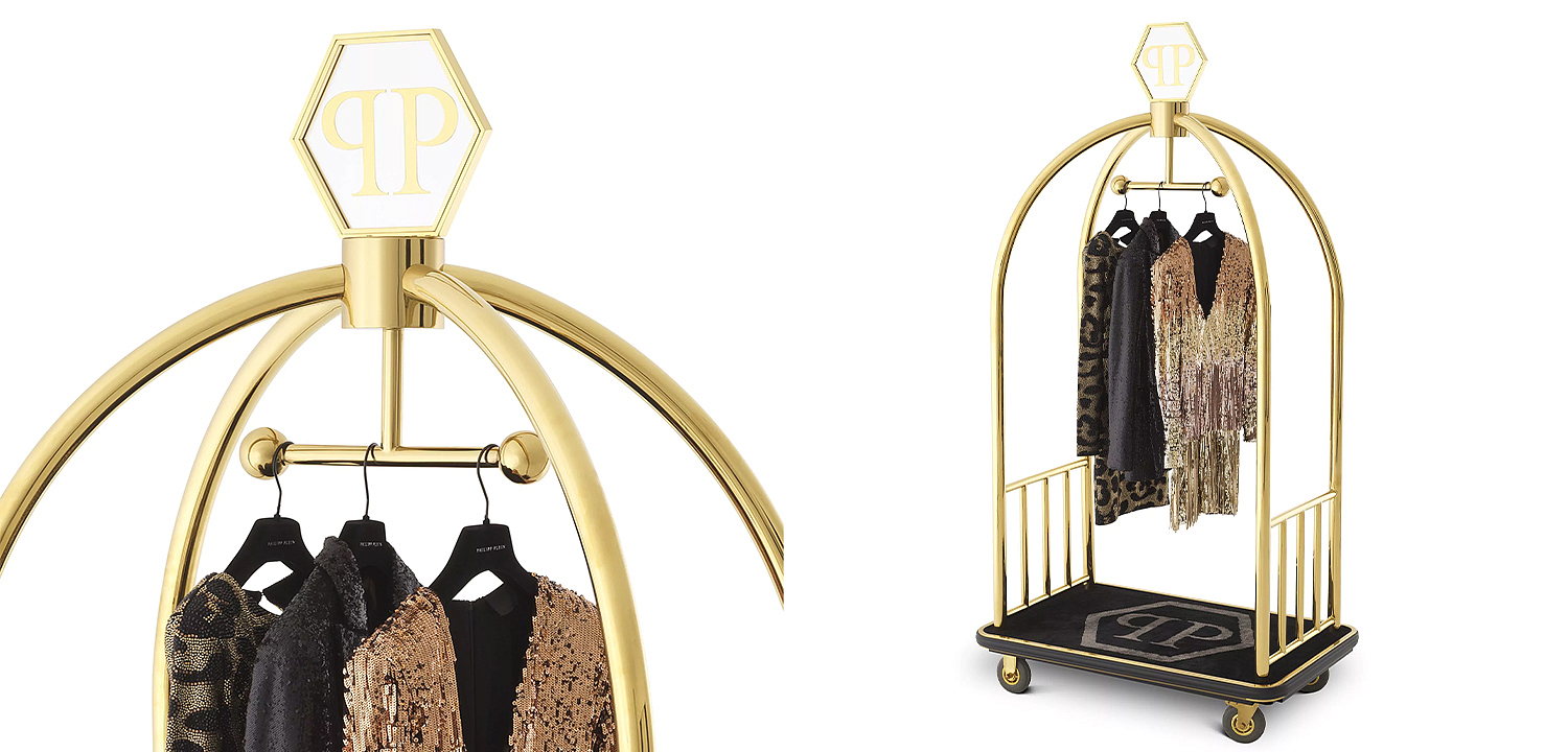 Вешалка для одежды Philipp Plein Hotel Trolley Heaven Вешалка для одежды Philipp Plein Hotel Trolley Heaven - Loft-Concept в Орле