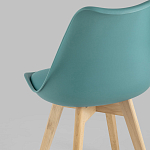 Стул с основой из пластика и мягким сиденьем Arvika Azure варинант исполнения - 6 | Loft Concept в Орле