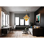 Люстра с каскадом из разноцветных круглых подвесов Key Lustar варинант исполнения - 2 | Loft Concept в Орле