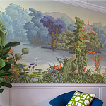 Обои ручная роспись Le Brésil Eden варинант исполнения - 3 | Loft Concept в Орле