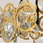 Люстра подвесная из золотых колец 57 см Golden Circles варинант исполнения - 6 | Loft Concept в Орле