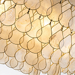 Люстра многоярусная с декором из натуральной морской ракушки Iridescent Light варинант исполнения - 5 | Loft Concept в Орле