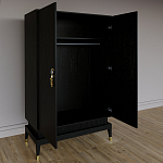 Платяной шкаф Elsa Dreams Black с 2-мя фасадами варинант исполнения - 1 | Loft Concept в Орле