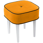 Квадратный мягкий пуф на белых ножках Winton Pouf Square варинант исполнения - 23 | Loft Concept в Орле