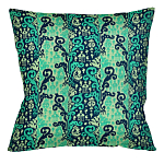 Подушка декоративная бирюзовая с орнаментом  Ikat Pattern варинант исполнения - 1 | Loft Concept в Орле