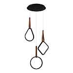 Подвесной светильник с геометрическими источниками света Geometric Architecture of Light варинант исполнения - 3 | Loft Concept в Орле