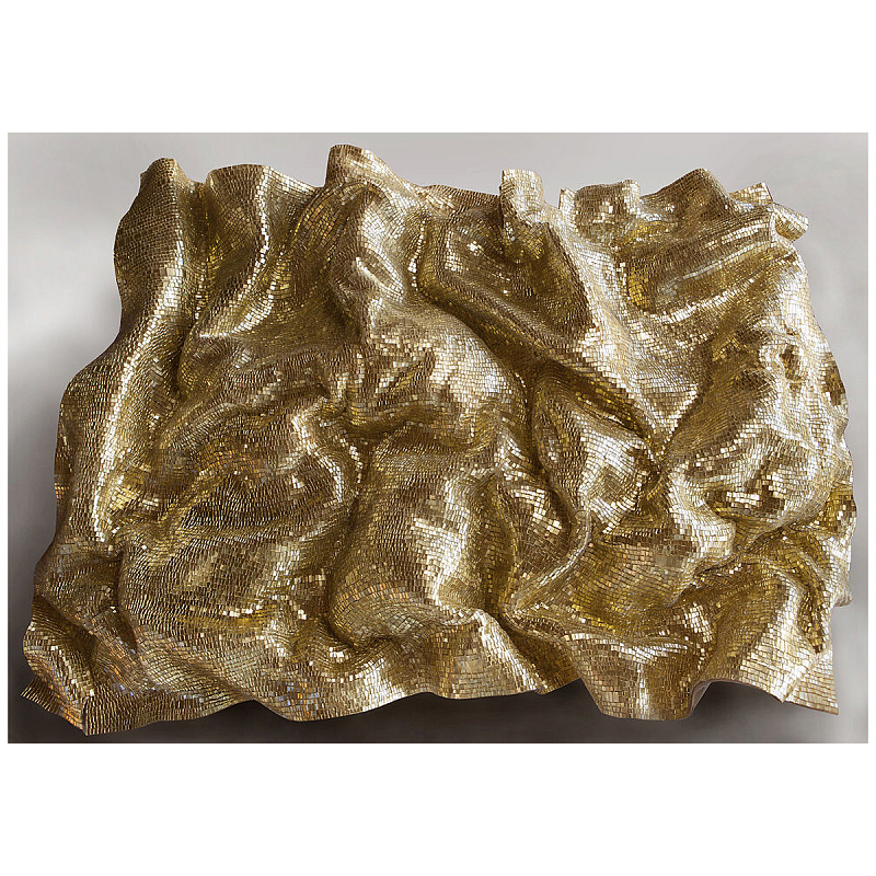 Панно «Golden Flow» Золотой в Орле | Loft Concept 