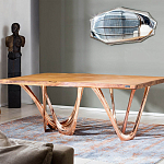 Обеденный стол прямоугольный с фигурными ножками G-table варинант исполнения - 2 | Loft Concept в Орле