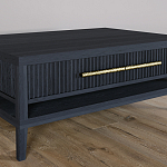 Кофейный стол Primo с двумя ящиками Черный дуб варинант исполнения - 4 | Loft Concept в Орле