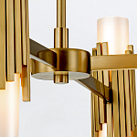 Люстра цвета латунь с 4-мя матовыми цилиндрическими плафонами Elstead Lighting варинант исполнения - 3 | Loft Concept в Орле