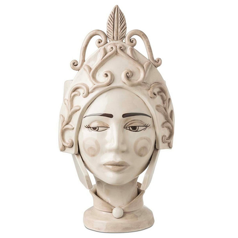 Ваза Vaso Moro Lady Paladin White Бежевый Ваза Vaso Moro Lady Paladin White Бежевый в Орле | Loft Concept