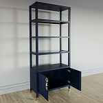 Стеллаж со стеклянными полками Elsa Dreams Blue варинант исполнения - 3 | Loft Concept в Орле