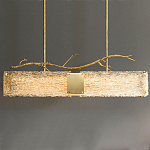 Люстра прямоугольная из фактурного стекла Chandelier Beam варинант исполнения - 5 | Loft Concept в Орле