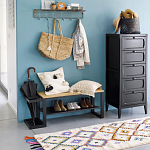 Комод узкий с 5-ю ящиками серый Silva Grey Chest of Drawers варинант исполнения - 6 | Loft Concept в Орле