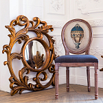 Зеркало настенное с рамой цвета античная бронза Classic Ornament Mirror варинант исполнения - 3 | Loft Concept в Орле