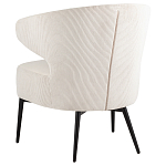 Современное мягкое кресло на металлических ножках Rakush Milk варинант исполнения - 4 | Loft Concept в Орле