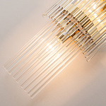 Бра с золотистым основанием и прозрачными трубками Nembus варинант исполнения - 4 | Loft Concept в Орле