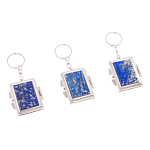 Зеркало брелок складное двухстороннее из натурального камня Лазурит Stone Mirrors варинант исполнения - 4 | Loft Concept в Орле