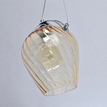 Подвесной светильник со стеклянном плафоном в форме бокала Kaleido варинант исполнения - 4 | Loft Concept в Орле