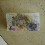 Шкатулка из эпоксидной смолы с цветами белая Epoxy Resin Rectangular Box White варинант исполнения - 6 | Loft Concept в Орле