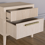 Прикроватная Тумбочка Primo с двумя ящиками Светлый дуб варинант исполнения - 6 | Loft Concept в Орле